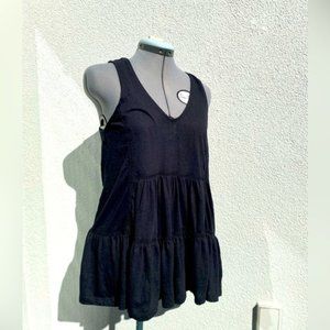 Lotus OM  black tank top